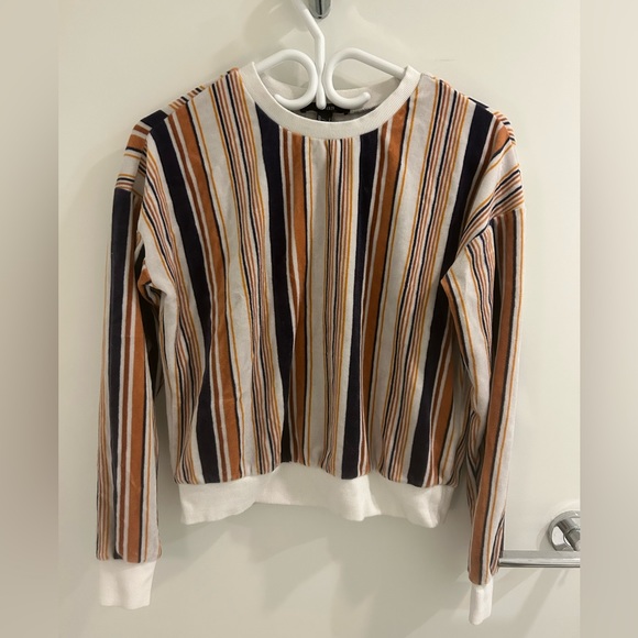 forever 21 stripped sweater size small - Picture 1 of 2